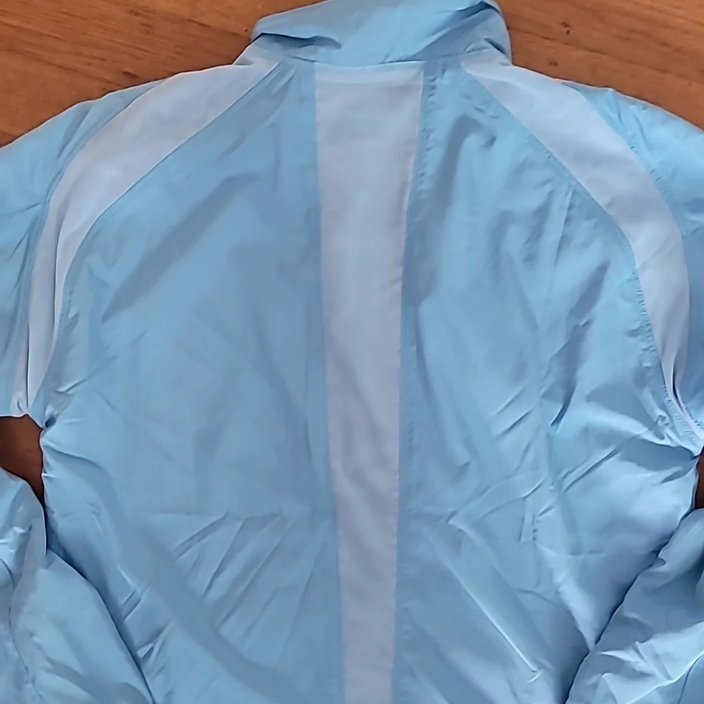 NWT Adidas climacool Barbie aqua track jacket size S - Picture 4 of 5